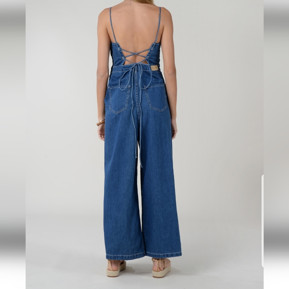Molly Bracken denim jumpsuit